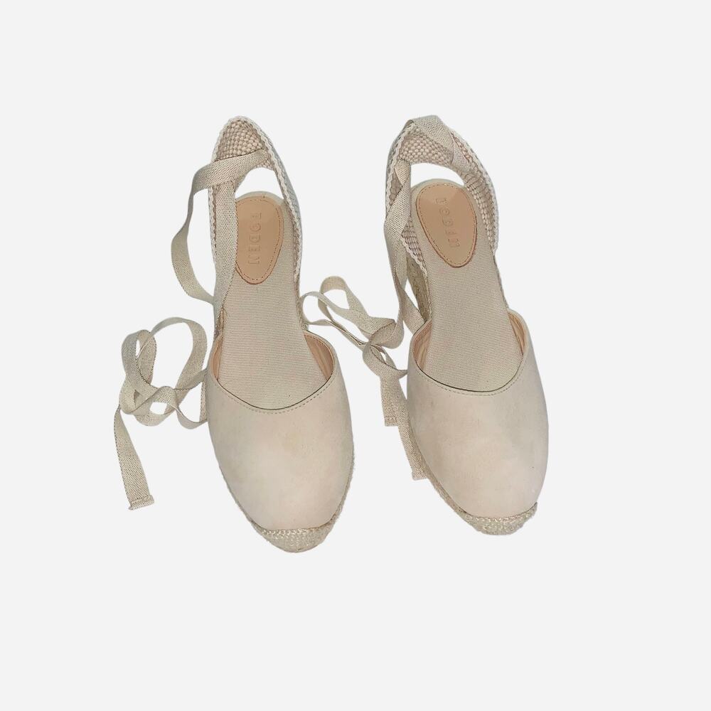 Boden Cassie Espadrille Wedges- Oatmeal sz EU 39 - Picture 9 of 14